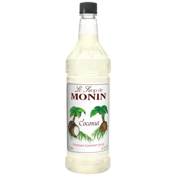 Monin Monin Coconut Syrup 1 Liter Bottle, PK4 M-FR013F - main